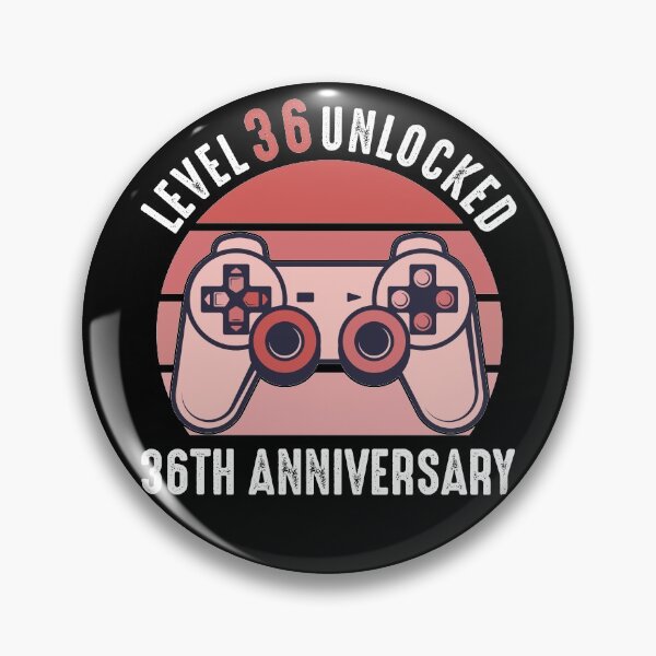 Item preview, Level 36 Unlocked 36th Anniversary Gamer designed and sold by RandomStuffShop.