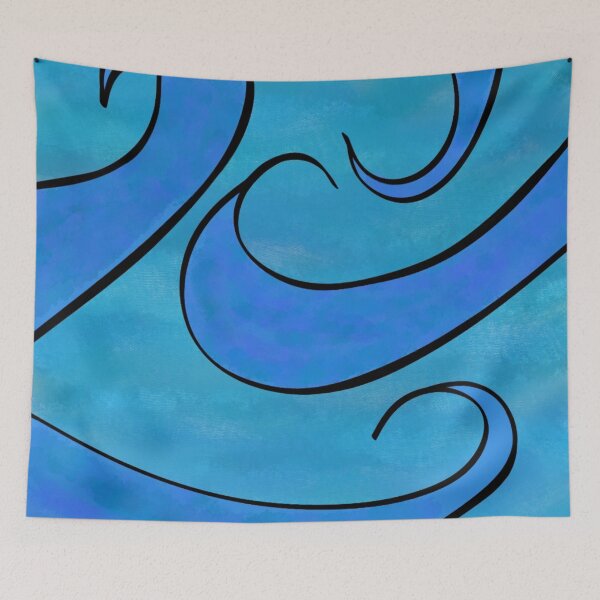 Item preview, Waves designed and sold by CasDoodles.