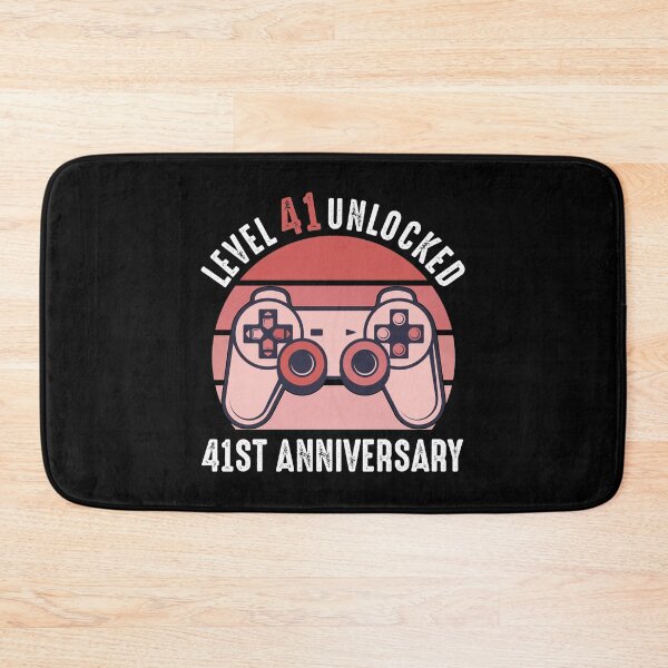 Item preview, Level 41 Unlocked 41st Anniversary Gamer designed and sold by RandomStuffShop.