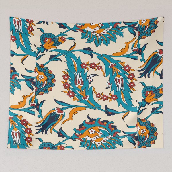 Item preview, Seamless Oriental Flowers designed and sold by DigitalNobleman.