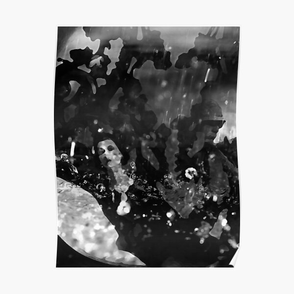 Black Dress Woman Poster