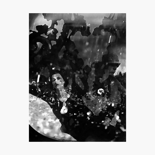 Black Dress Woman Photographic Print
