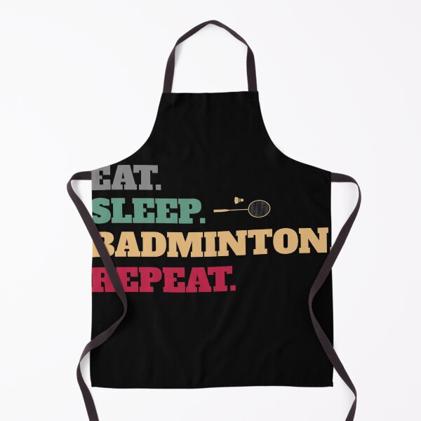 Item preview, Eat Sleep Badminton Repeat Retro Vintage designed and sold by Salvadax.