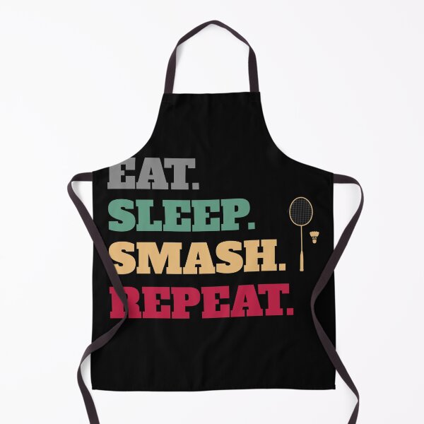 Item preview, Eat Sleep Badminton Repeat Retro Vintage designed and sold by Salvadax.