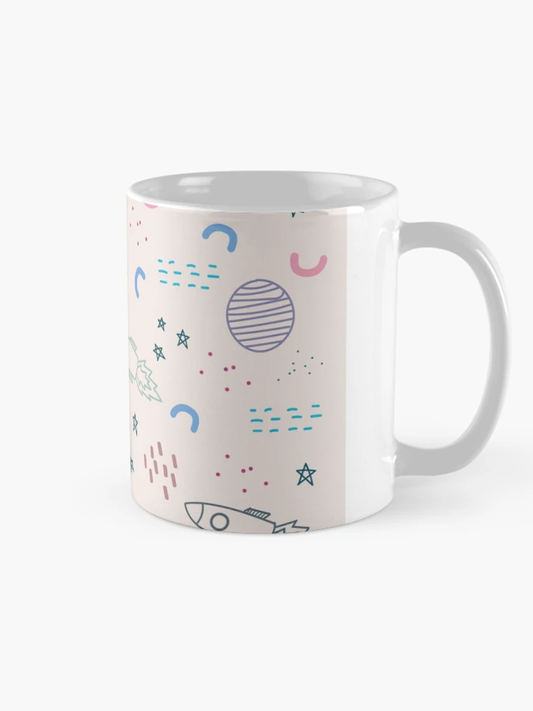 Thumbnail 3 of 6, Coffee Mug, Pink Rockets designed and sold by ArtCity Designs.