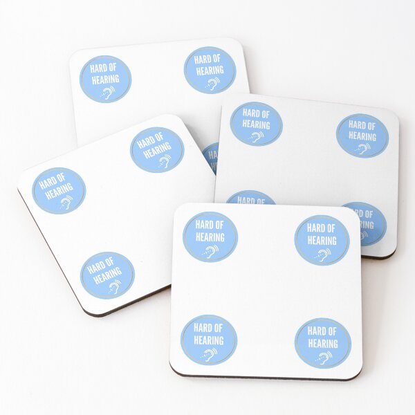 Item preview, I Am Hard of Hearing, Hearing Impaired Cute Baby Blue designed and sold by JessyDesigns.