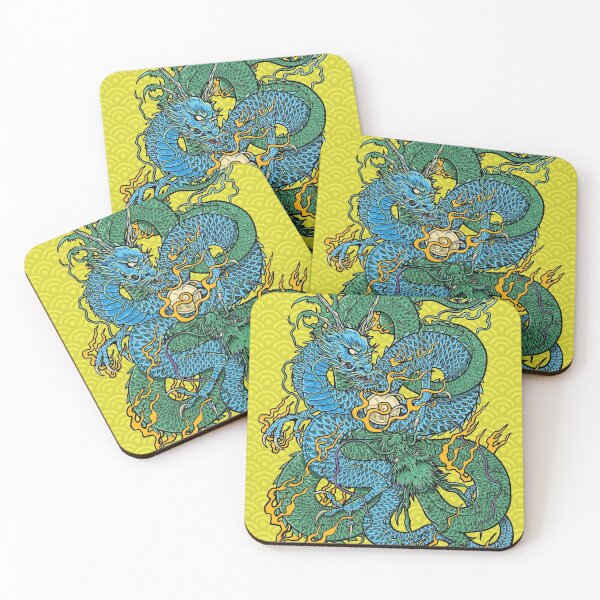 Item preview, Colliding Dragons designed and sold by Meerkatsu.
