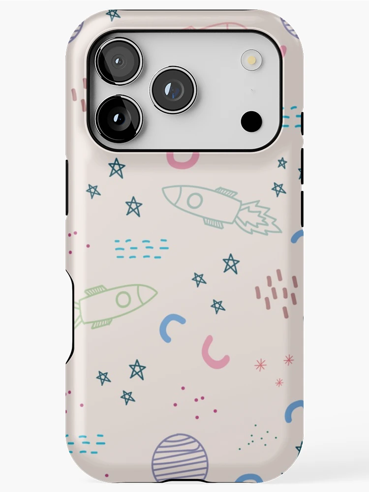 Thumbnail 1 of 4, iPhone Case, Pink Rockets designed and sold by ArtCity Designs.
