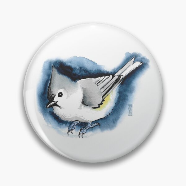 Item preview, Tufted Titmouse Watercolor Painting designed and sold by Kirsty Dillon.