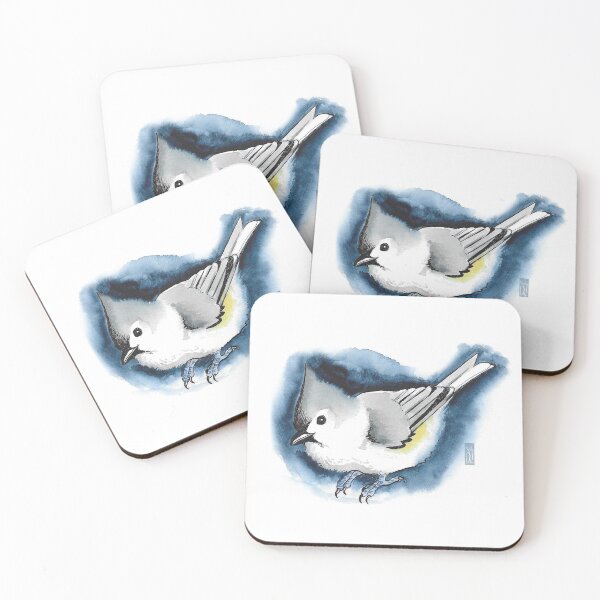 Item preview, Tufted Titmouse Watercolor Painting designed and sold by Kirsty Dillon.