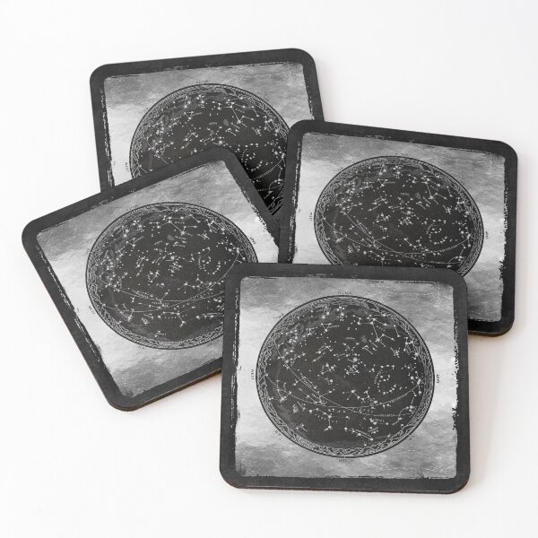 Item preview, Antique Map of the Night Sky, Old Metal vintage astronomy designed and sold by Glimmersmith.