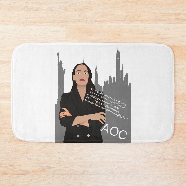 Item preview, Alexandria Ocasio-Cortez print Democratic Socialism feminist wall art designed and sold by GalleryArtField.