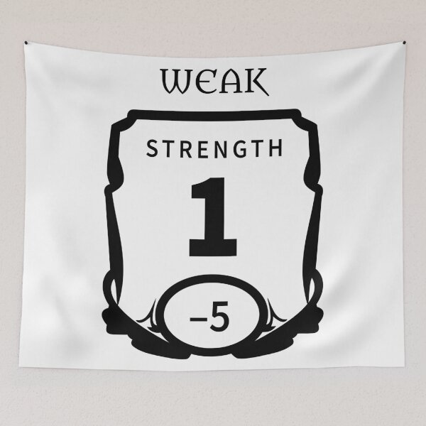 Item preview, Strength Is My Dump Stat designed and sold by princesnoozy.