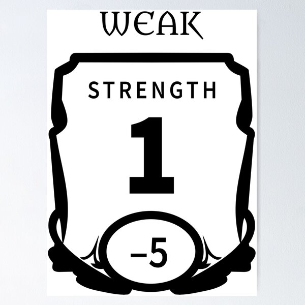Item preview, Strength Is My Dump Stat designed and sold by princesnoozy.