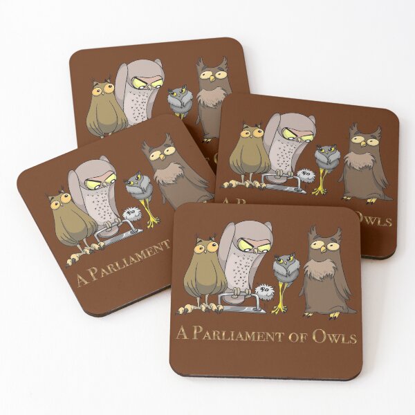 Item preview, A Group of Owls is called a Parliament of Owls designed and sold by RJKpoyp.