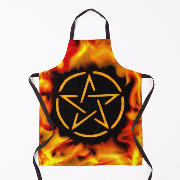 Item preview, Pentacle Pentagram Surrounded By Flames designed and sold by Mark Jesus-Allen.