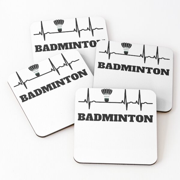 Item preview, Badminton Shuttle On A Heartbeat ECG designed and sold by Salvadax.