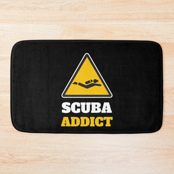 Item preview, Scuba diving addict, snorkeling diver black designed and sold by daguilon.