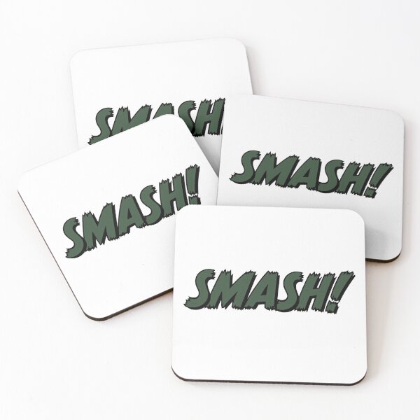 Item preview, Green "SMASH" sticker with white border designed and sold by StickersbyVW.