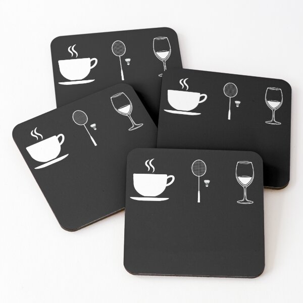 Item preview, Coffee Badminton Wine designed and sold by Salvadax.