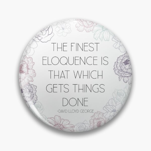 Item preview, Finest eloquence quote in flower circle designed and sold by gracecotton99.