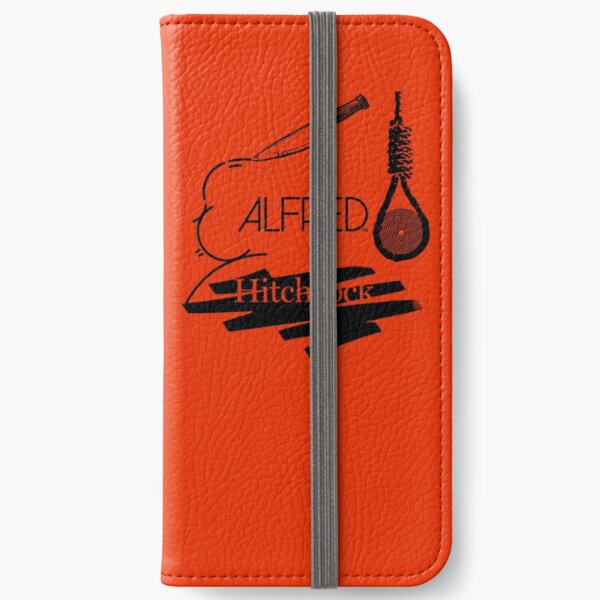 Alfred Hitchcock (Orange Version) iPhone Wallet
