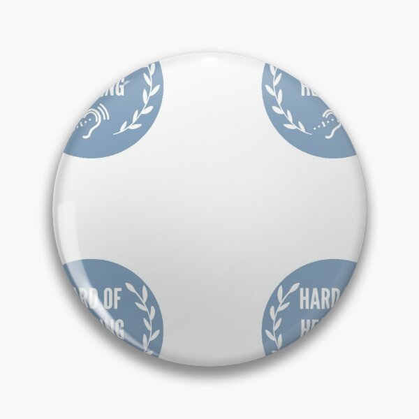 Item preview, I Am Hard of Hearing, Hearing Impaired Baby Blue designed and sold by JessyDesigns.