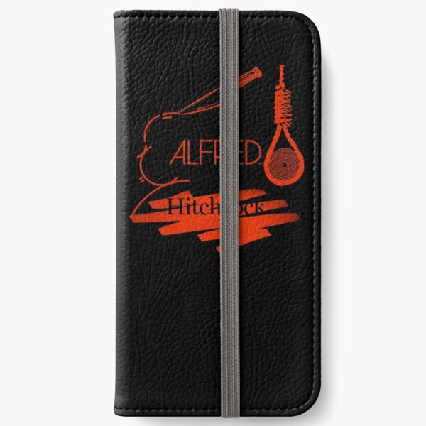 Alfred Hitchcock (Black Version) iPhone Wallet