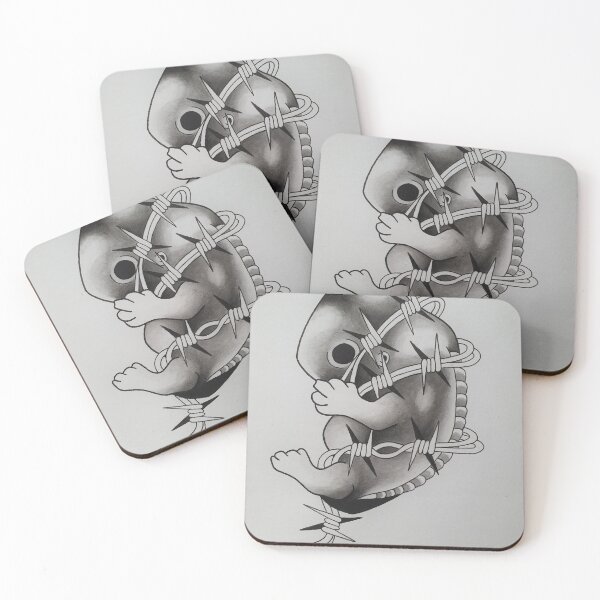 Item preview, Barbed Wire Fetus Tattoo designed and sold by Fryderyk  Neymann.