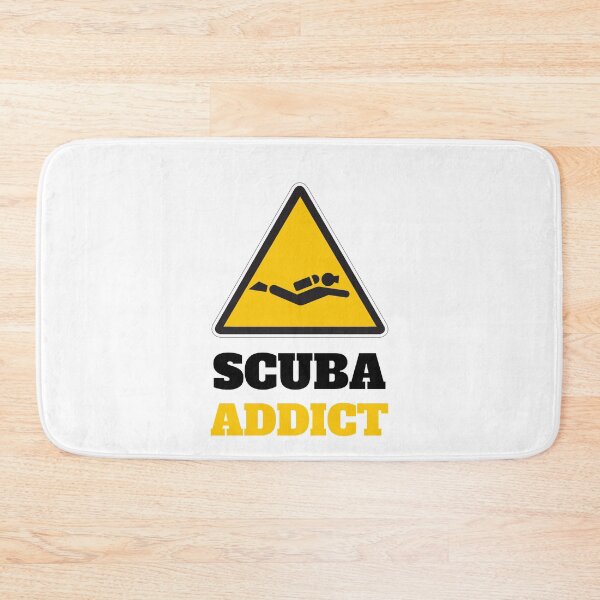 Item preview, Scuba diving addict, snorkeling diver white designed and sold by daguilon.