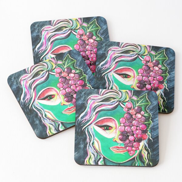 Item preview, Dionysia, or The Grape Goddess: Watercolor designed and sold by Frances Kromminga.