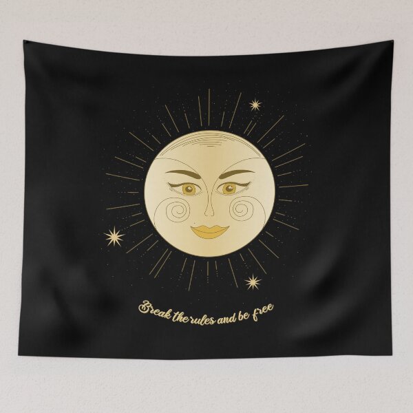 Item preview, Break Rules Be Free Sun Geometric designed and sold by AOCreativeProd.