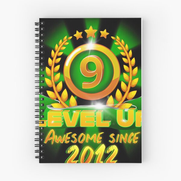 Item preview, Age 9 Level Up Birthday Awesome Since 2012 Gamer designed and sold by ScienceNStuff.