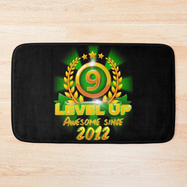 Item preview, Age 9 Level Up Birthday Awesome Since 2012 Gamer designed and sold by ScienceNStuff.