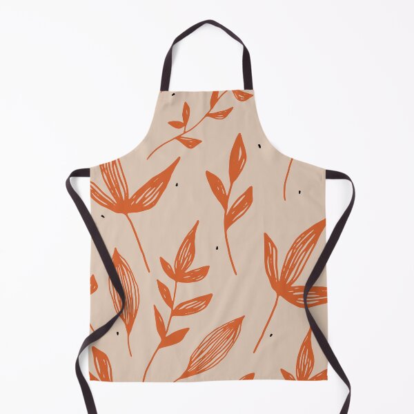 Item preview, Orange floral pattern designed and sold by luisaatt.