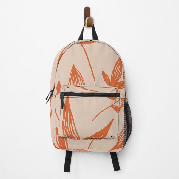 Item preview, Orange floral pattern designed and sold by luisaatt.