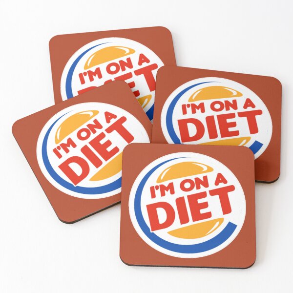 Item preview, Foodie and On Diet designed and sold by The Funscape Store.