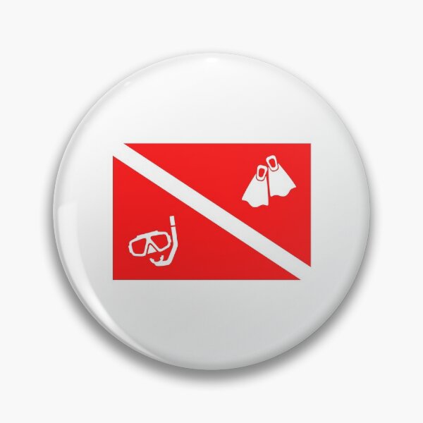 Item preview, Scuba diving flag snorkeling diver white designed and sold by daguilon.