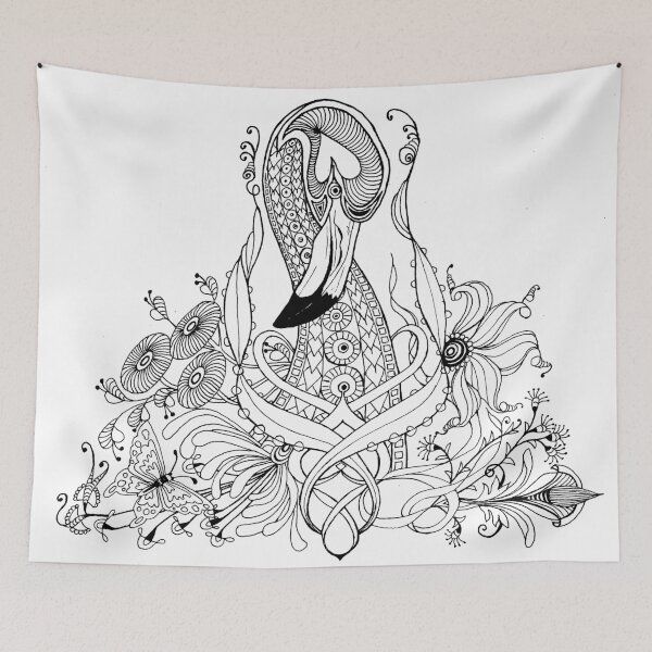 Item preview, flamingo designed and sold by Linda Bassett.