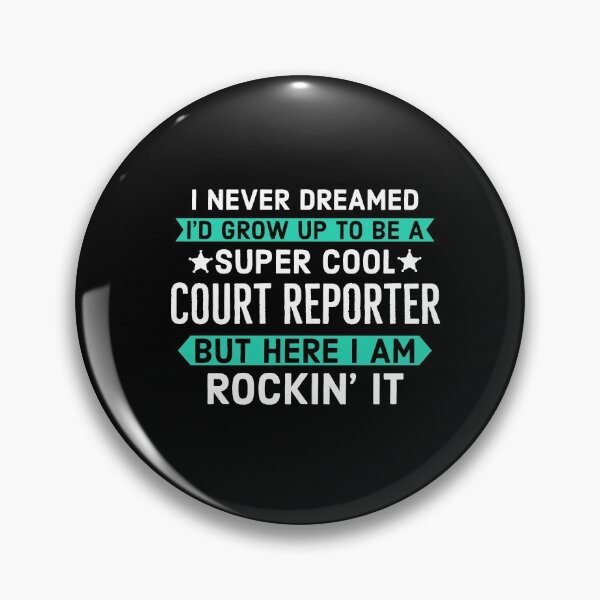 Item preview, Super Cool Court Reporter designed and sold by AwesomeWorld1.