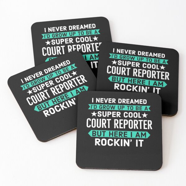 Item preview, Super Cool Court Reporter designed and sold by AwesomeWorld1.