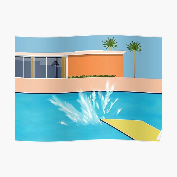 A Bigger Splash Pool Poster