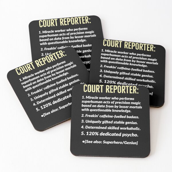 Item preview, Court Reporter Definition designed and sold by AwesomeWorld1.