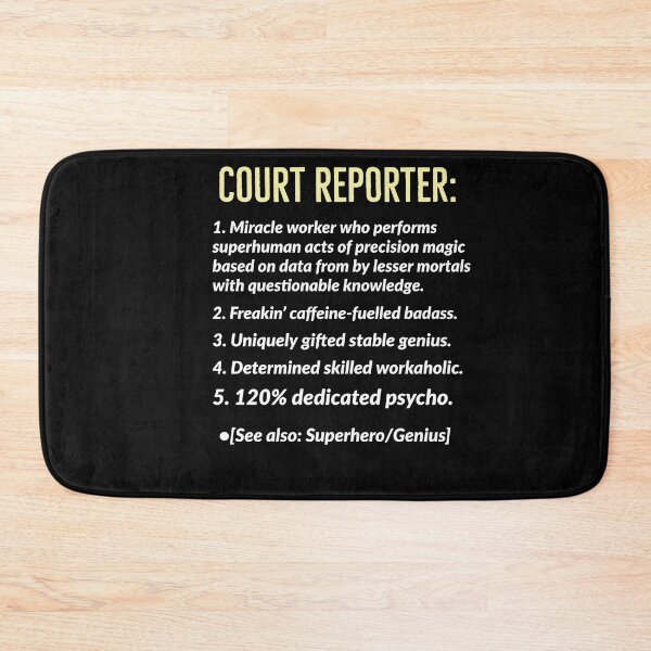 Item preview, Court Reporter Definition designed and sold by AwesomeWorld1.
