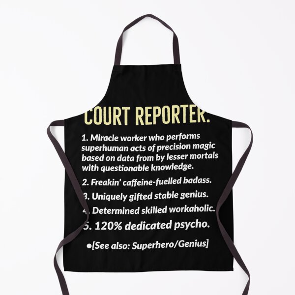 Item preview, Court Reporter Definition designed and sold by AwesomeWorld1.