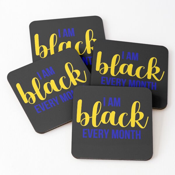 Item preview, I am Black Every Month SGRHO - Greek Lifestyle Shop designed and sold by GLifestyle.