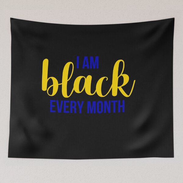 Item preview, I am Black Every Month SGRHO - Greek Lifestyle Shop designed and sold by GLifestyle.