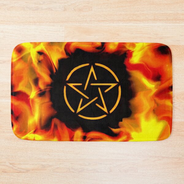 Artikelvorschau, Pentagramm im Feuer entworfen und verkauft von Mark Jesus-Allen.