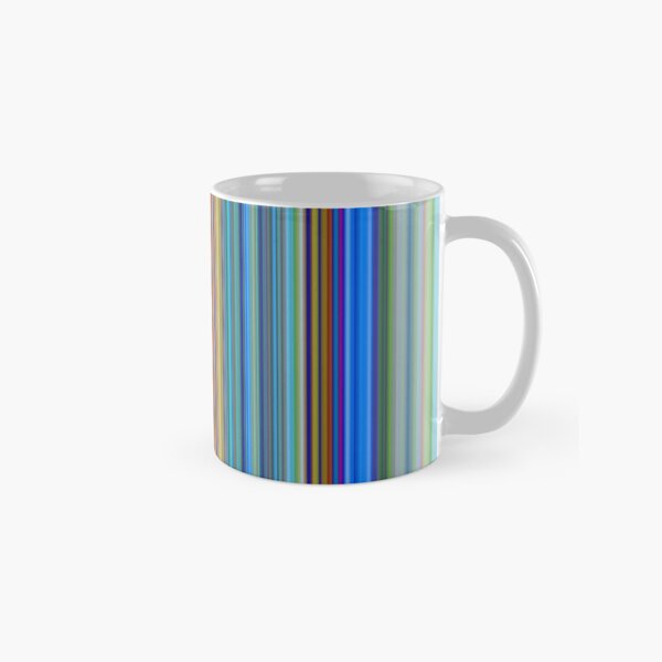 Multicolor Striped Abstract Pattern Classic Mug