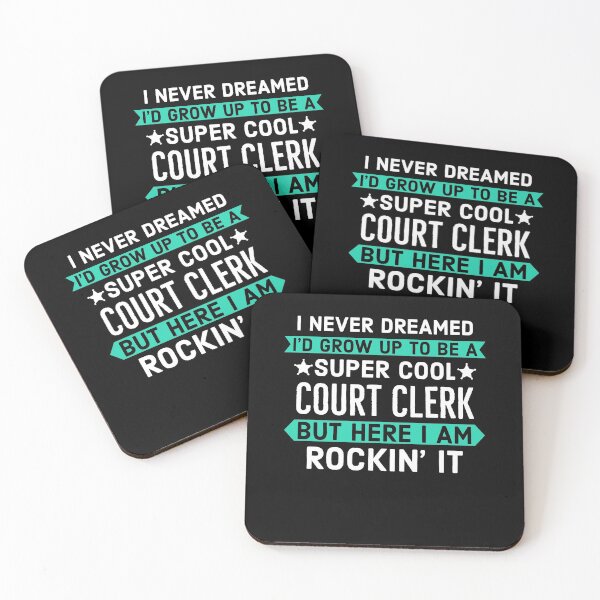 Item preview, Super Cool Court Clerk designed and sold by AwesomeWorld1.